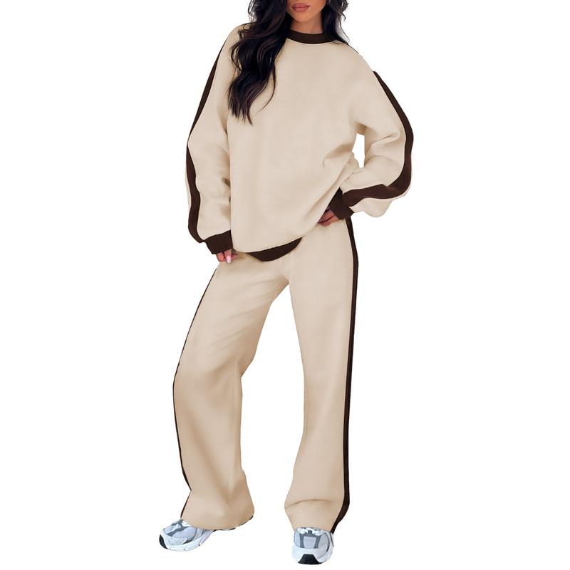 SANDI™ - Set confortabil de 2 piese, format din hanorac și pantaloni drepți