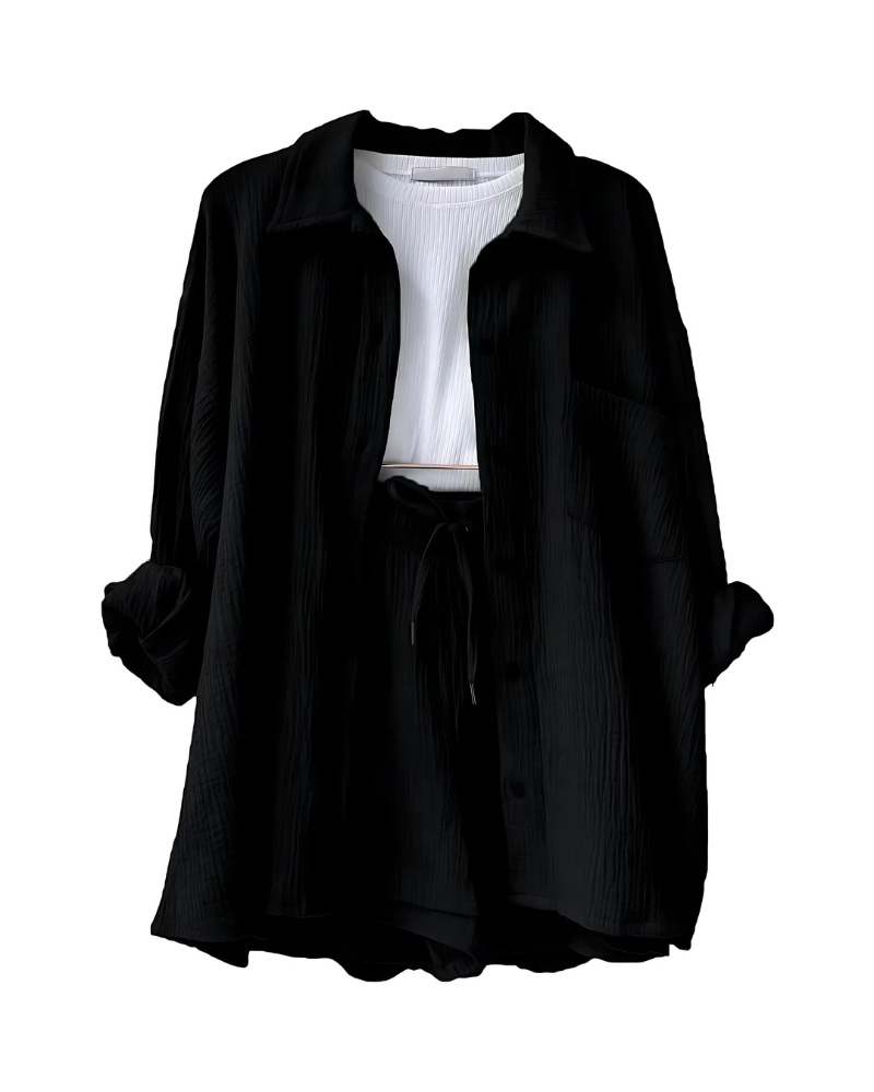 VERA™ – Set pantaloni scurți moderni cu nasturi