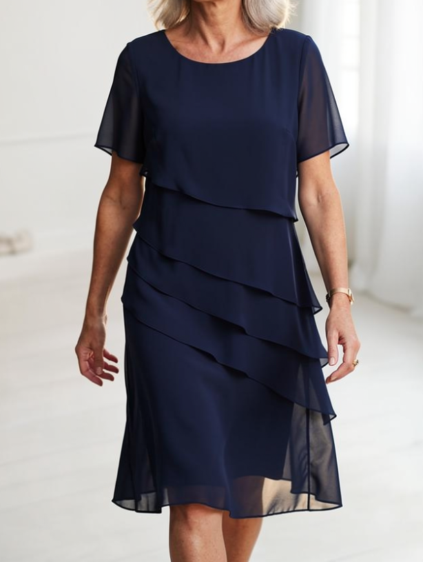 Linda | Rochie Elegantă cu Volane