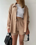 VERA™ – Set pantaloni scurți moderni cu nasturi