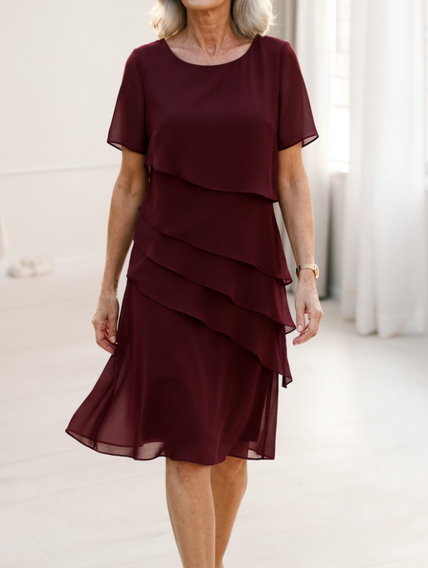 Linda | Rochie Elegantă cu Volane