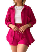 VERA™ – Set pantaloni scurți moderni cu nasturi
