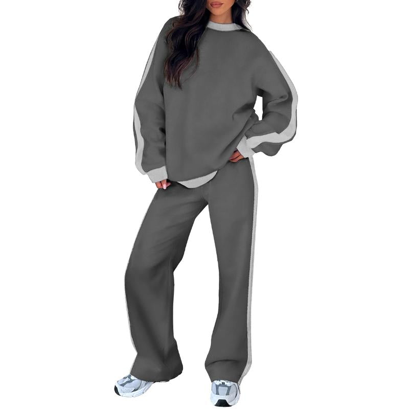 SANDI™ - Set confortabil de 2 piese, format din hanorac și pantaloni drepți