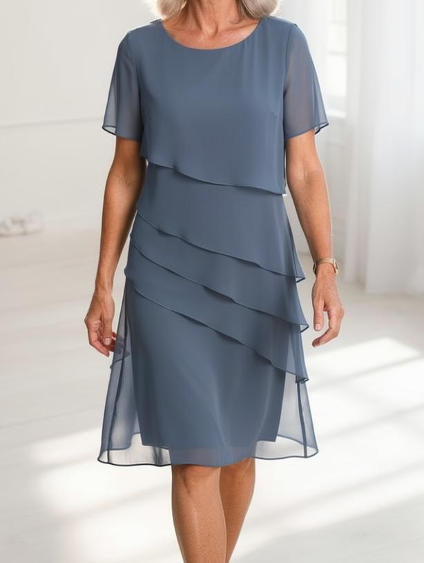 Linda | Rochie Elegantă cu Volane