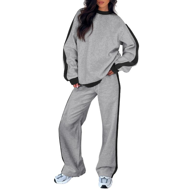 SANDI™ - Set confortabil de 2 piese, format din hanorac și pantaloni drepți