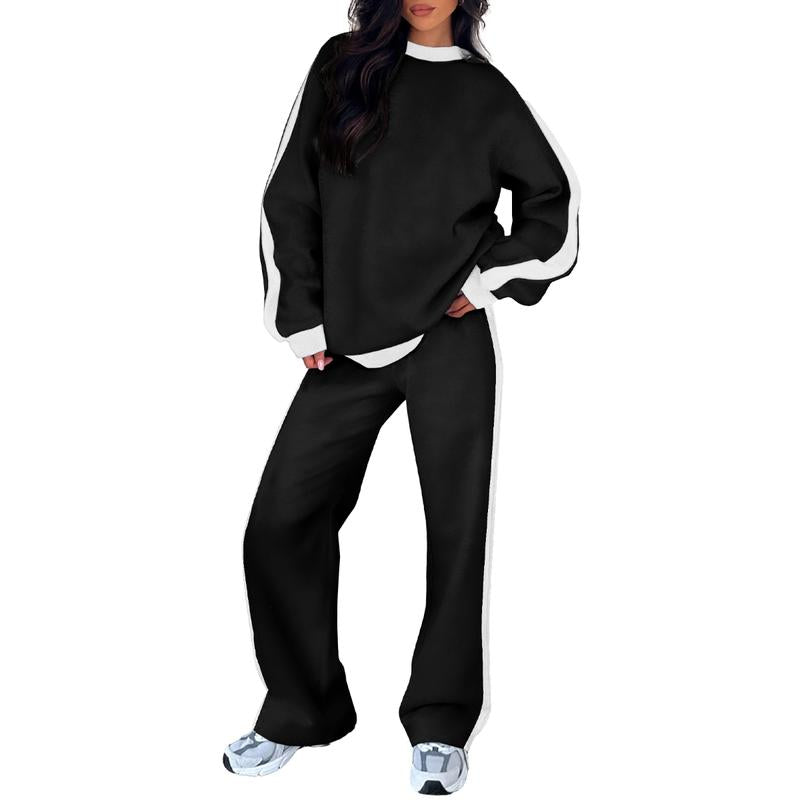 SANDI™ - Set confortabil de 2 piese, format din hanorac și pantaloni drepți