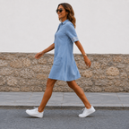 Brittany | Rochie din denim cu o croială avantajoasă