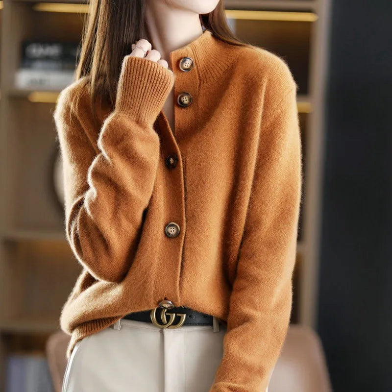 ELARA™ | Pulover Luxe cu nasturi
