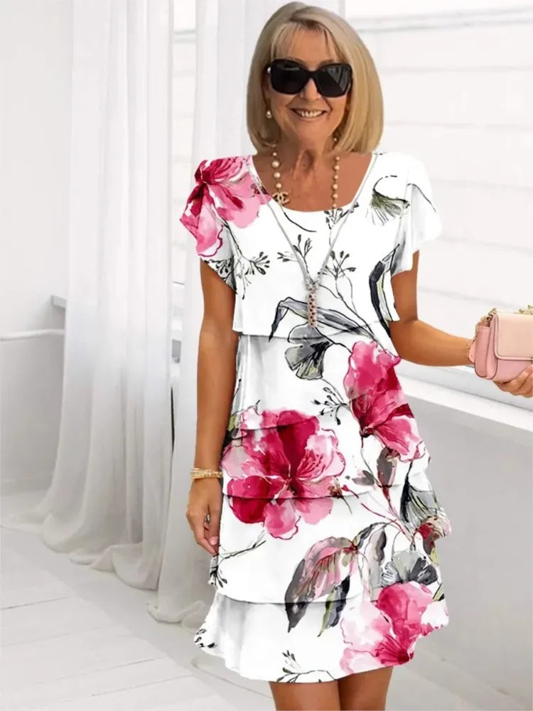 Cynthia | Rochie elegantă și confortabilă cu volane