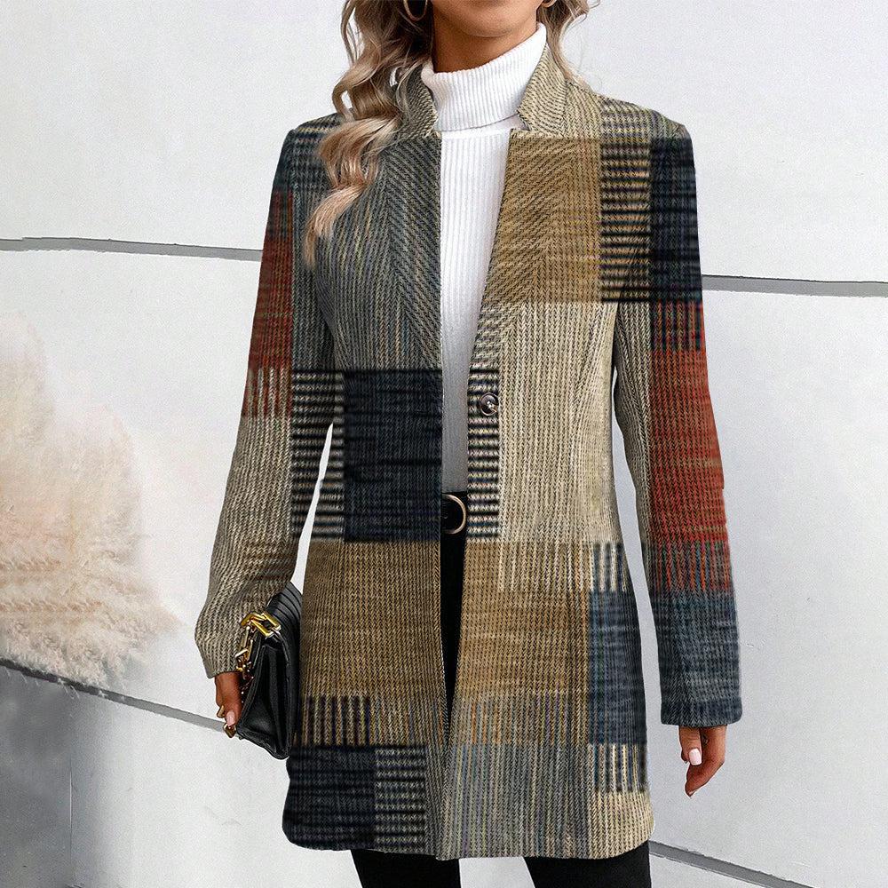 DARA™ - Sacou elegant cu imprimeu patchwork